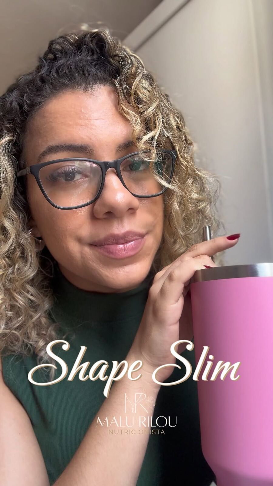 Post de Malu Rilou sobre a estética slim